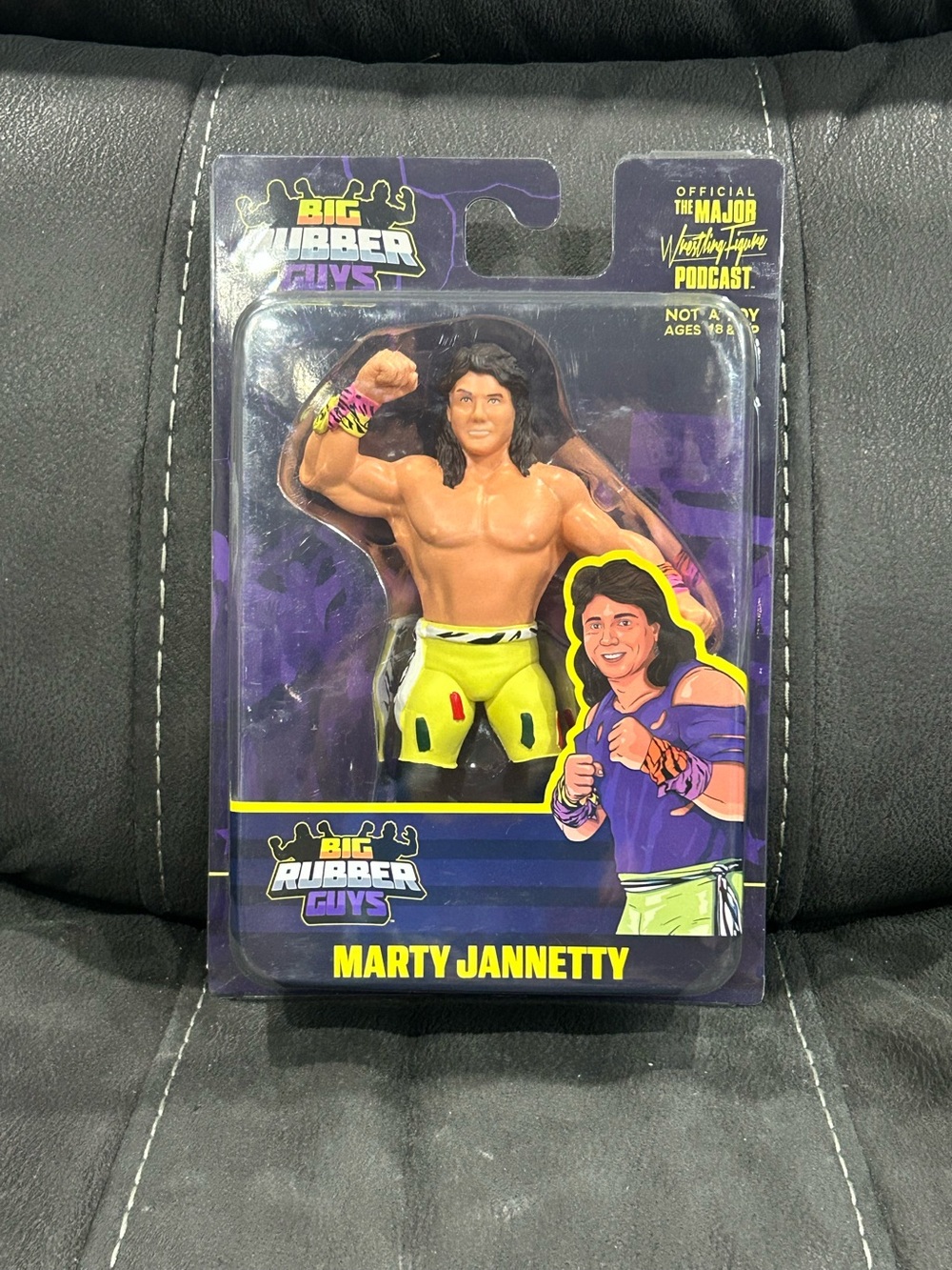 Marty Jannetty Big rubber guys! Major wrestling figure podcast! RARE!!!